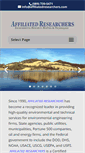 Mobile Screenshot of affiliatedresearchers.com